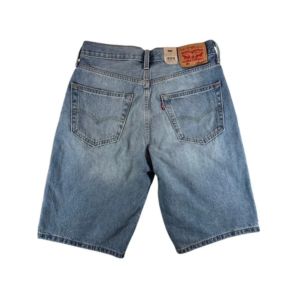 Levi's 469 Loose 30x12 Jorts Mens NWT NOS Y2K Baggy Skater Denim Shorts